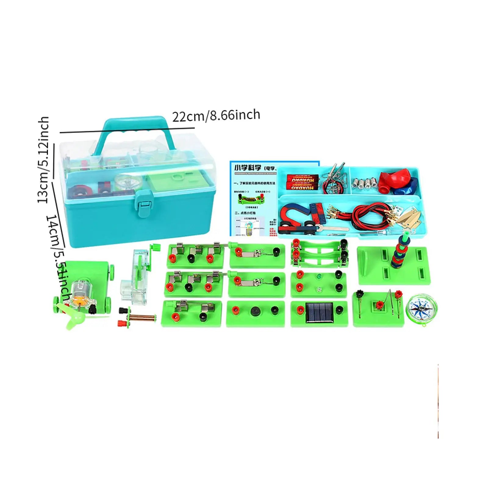 Electricity and Magnetism Kit Electricity Discovery Circuit Learning Kits Physics Basic Circuit Board Kit for Students Classroom