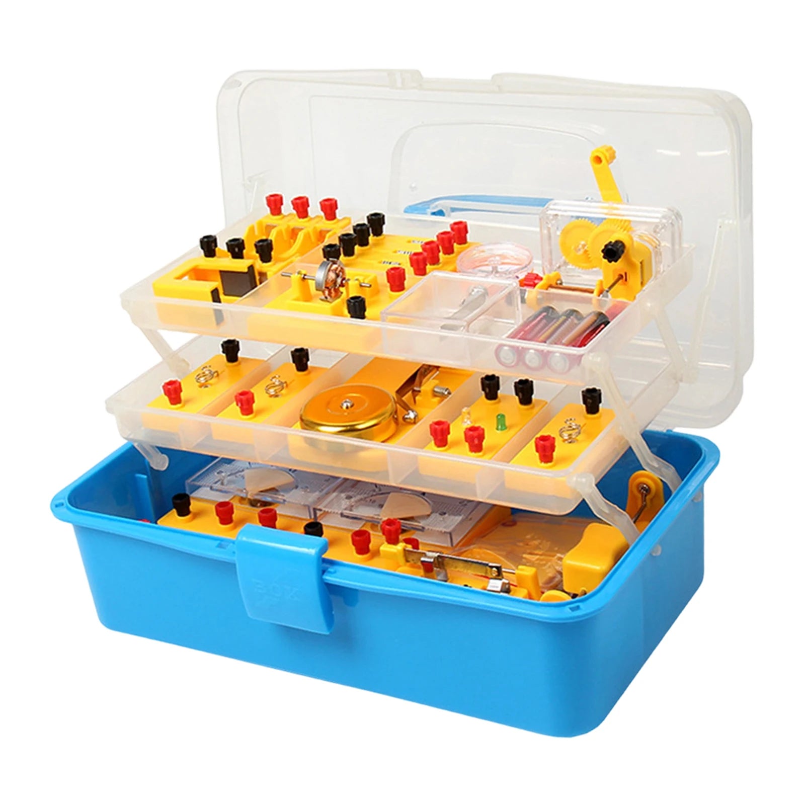 Electricity and Magnetism Kit Electricity Discovery Circuit Learning Kits Physics Basic Circuit Board Kit for Students Classroom