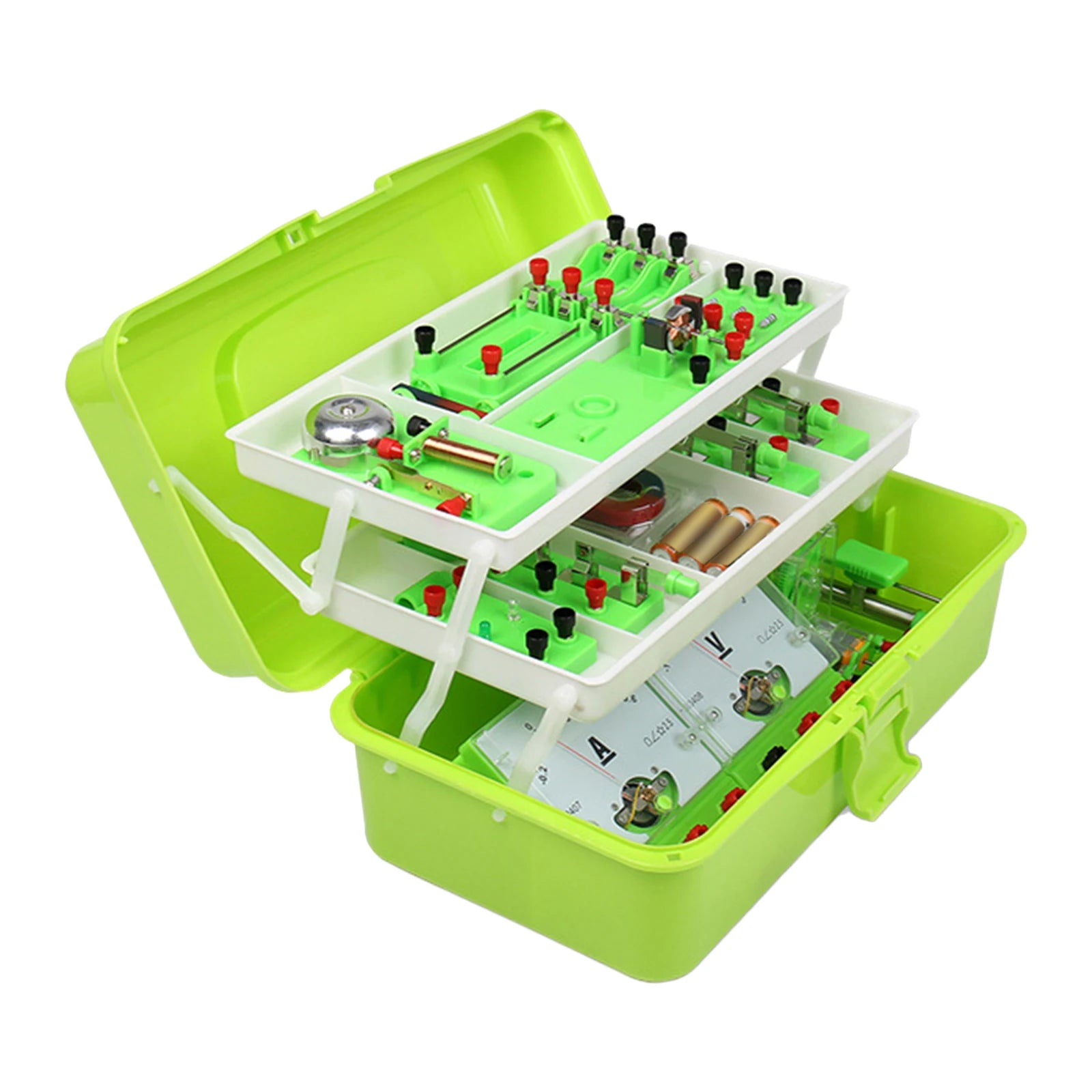 Electricity and Magnetism Kit Electricity Discovery Circuit Learning Kits Physics Basic Circuit Board Kit for Students Classroom