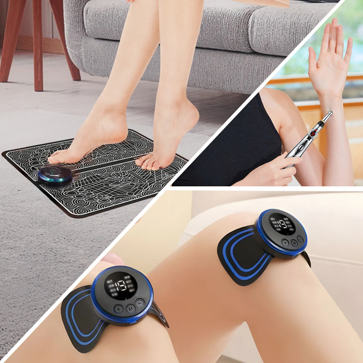 Electric Foot Massager Trainer for Muscles Suitable for Massage Fitness Outdoor Sports and Home Leisure an Essential Gadget
