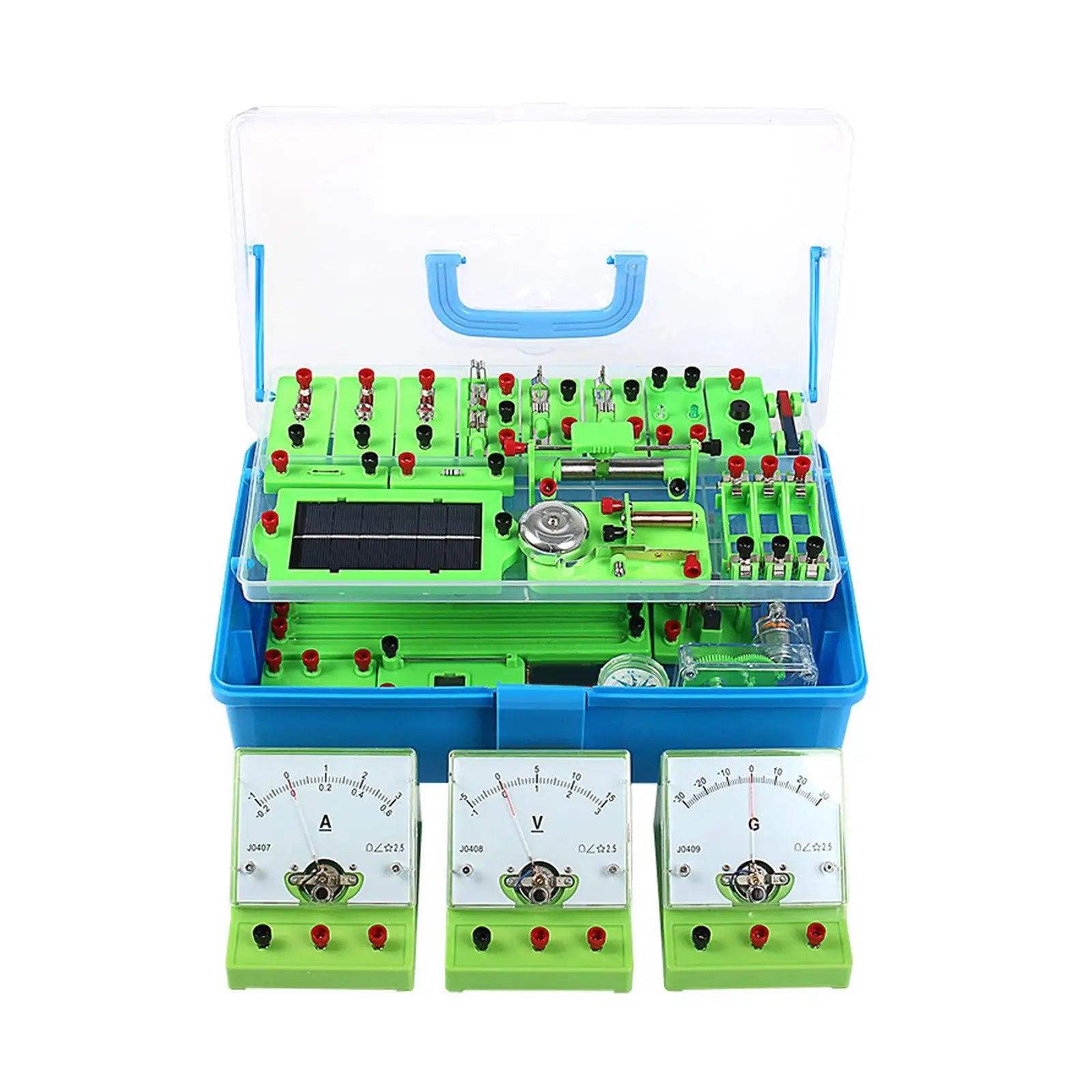 Electricity and Magnetism Kit Electricity Discovery Circuit Learning Kits Physics Basic Circuit Board Kit for Students Classroom