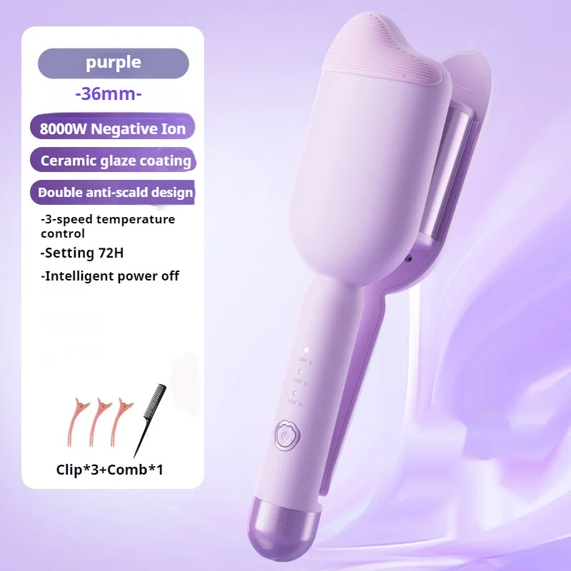 Electric Hair Curler 36mm Large Wave Styling Ceramic Hair Long Lasting Curling Iron Styling Tool Curling Wand Hair Waver