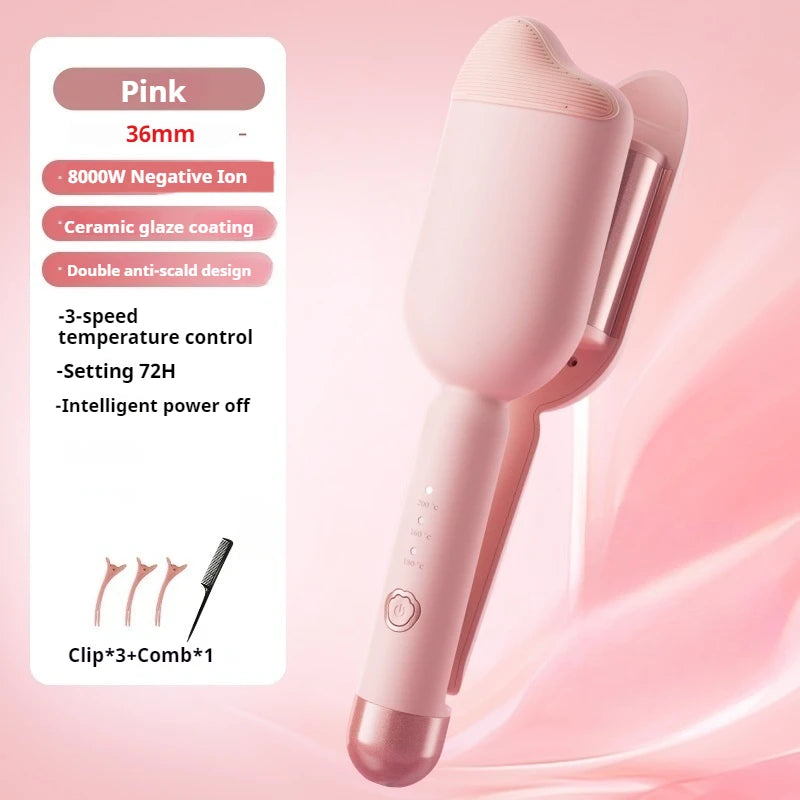 Electric Hair Curler 36mm Large Wave Styling Ceramic Hair Long Lasting Curling Iron Styling Tool Curling Wand Hair Waver