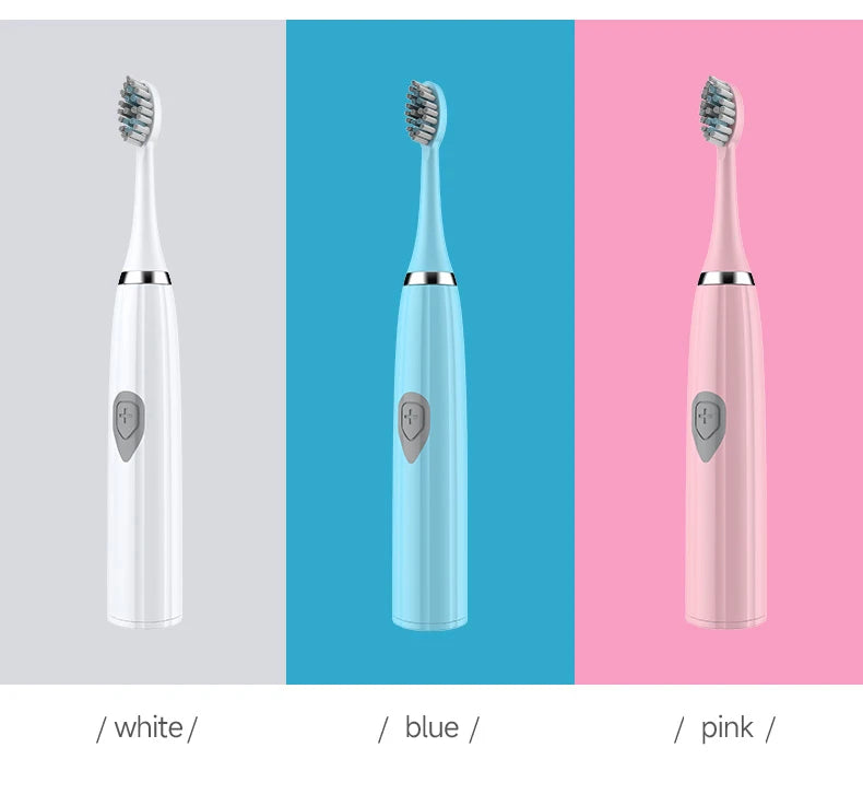 Electric Toothbrush for Adults Soft DuPont Bristle Portable Battery Endurance IPX7 Waterproof Intelligent Effective Oral Care